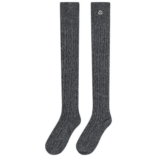 코이세이오 폼폼 오버 니삭스 그레이