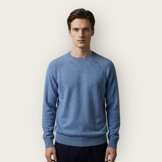 52/ 브루넬로쿠치넬리 캐시미어100 라운드 니트