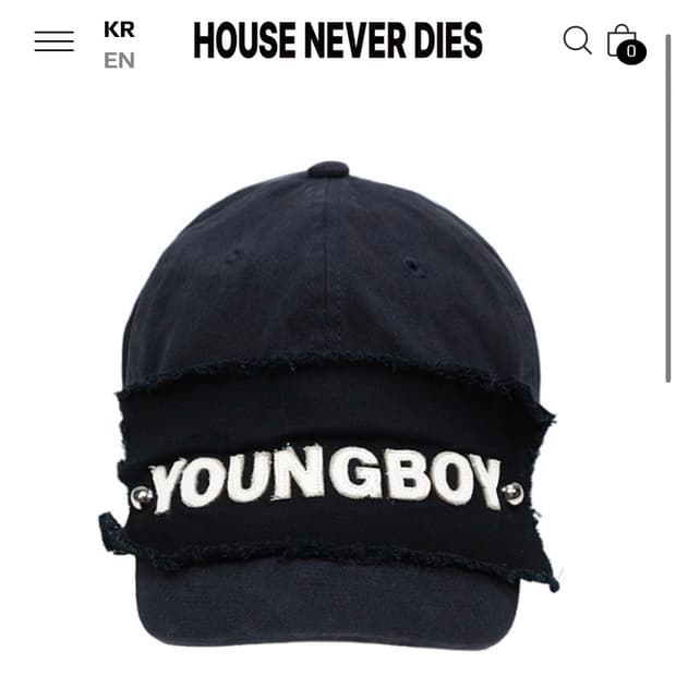 하우스네버다이즈 영보이 캡