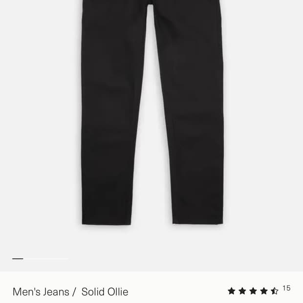 Nudie jeans ollie dry pure black