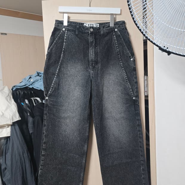 세터 비날레스 레트로 투턱 데님 팬츠 S