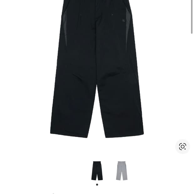 산산기어 웰드 패치드 팬츠 블랙