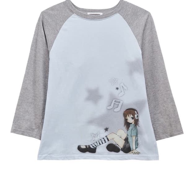 소노노모리 SONO 3/4 TEE , BLUE