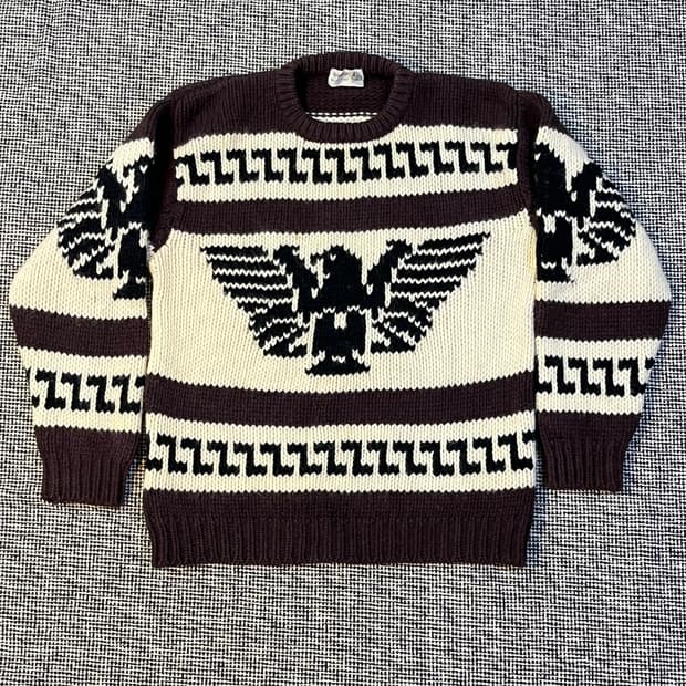 울 100 코위찬 니트 