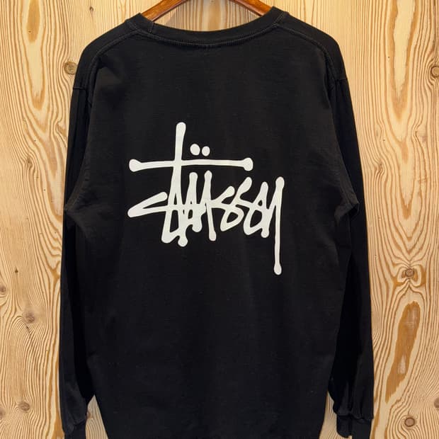 스투시 스탁로고 롱슬리브