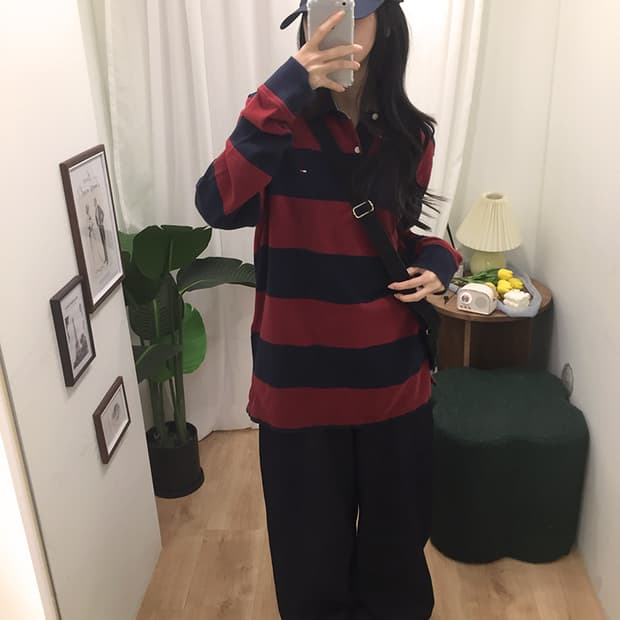 여성 타미 럭비카라티 100