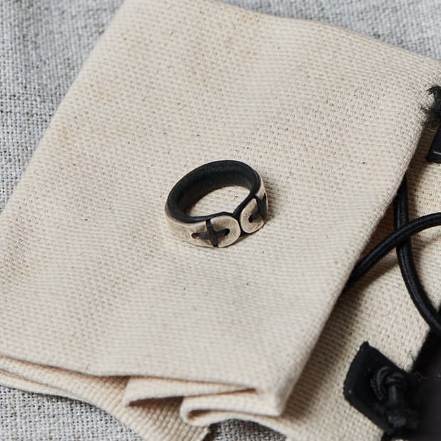 (이틀간만 판매) M.A+ 실버/레더 링