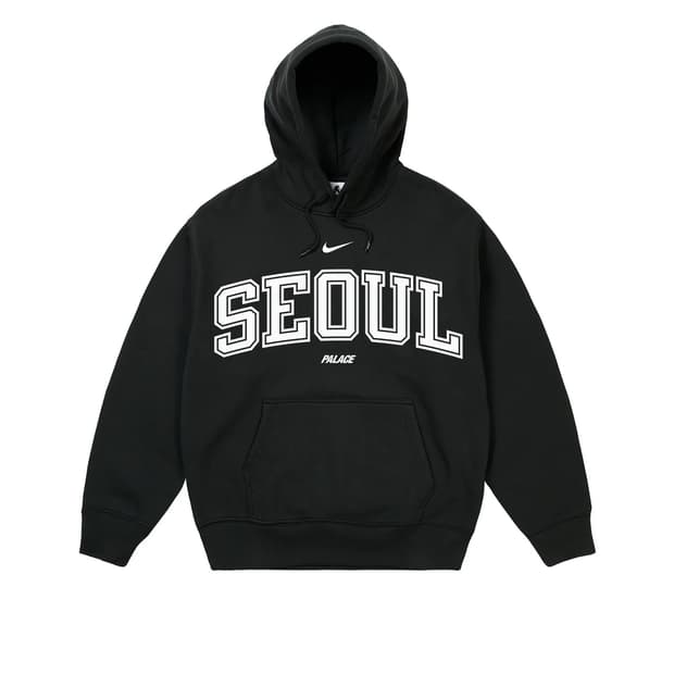 L] 팔라스 x 나이키 샵 후드 서울 블랙 - 26SS