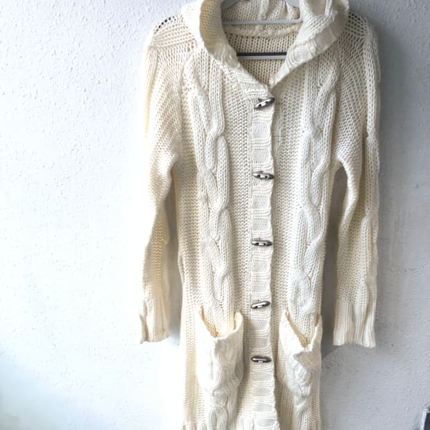 아이보리 니트 원피스