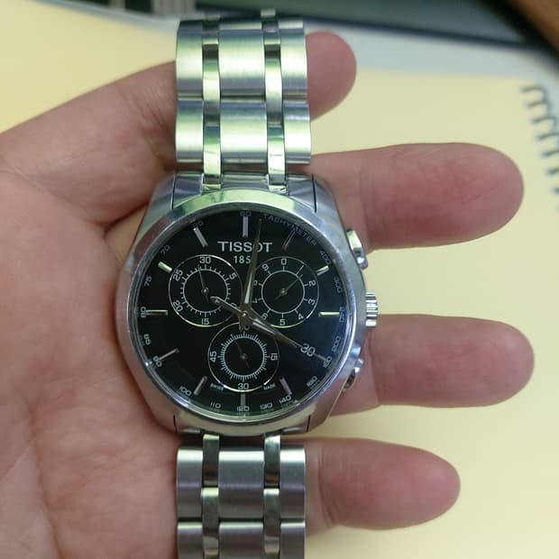 티쏘 TISSOT 크로노그래프 시계 