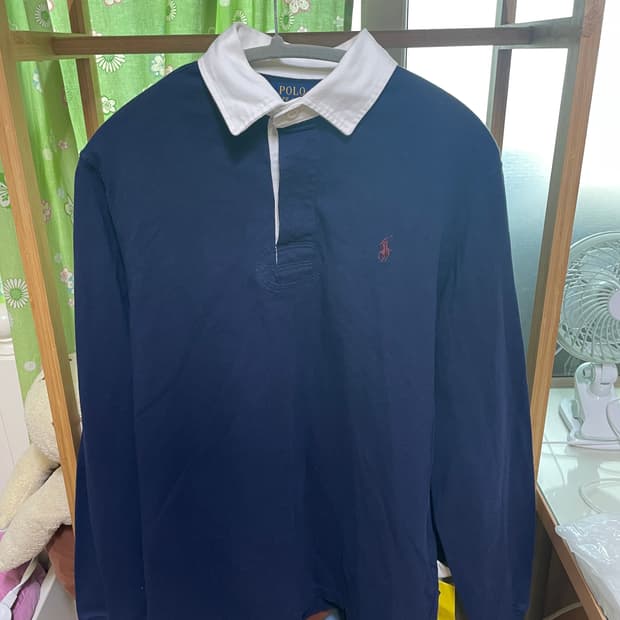 폴로 랄프로렌 네이비 럭비티