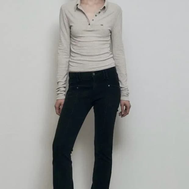 보헤미안서울 버튼플라이 부츠컷데님 1