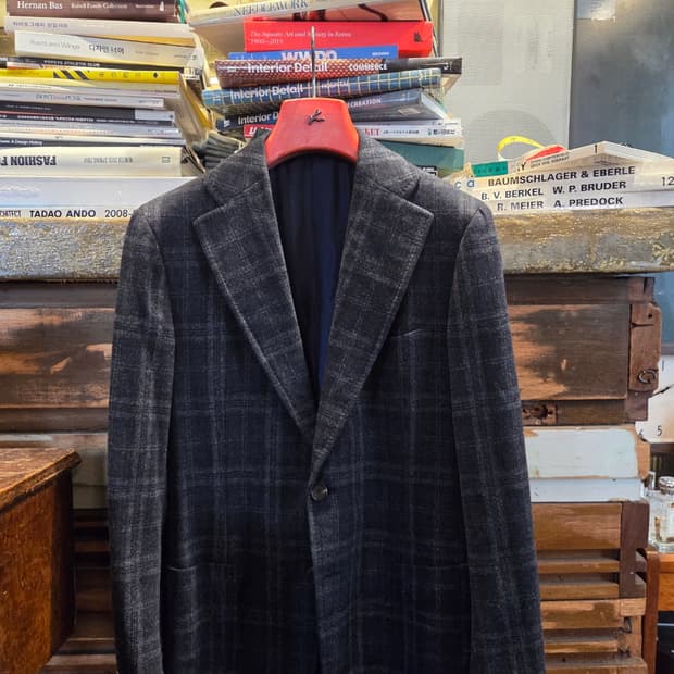 란스미어 트위드자켓