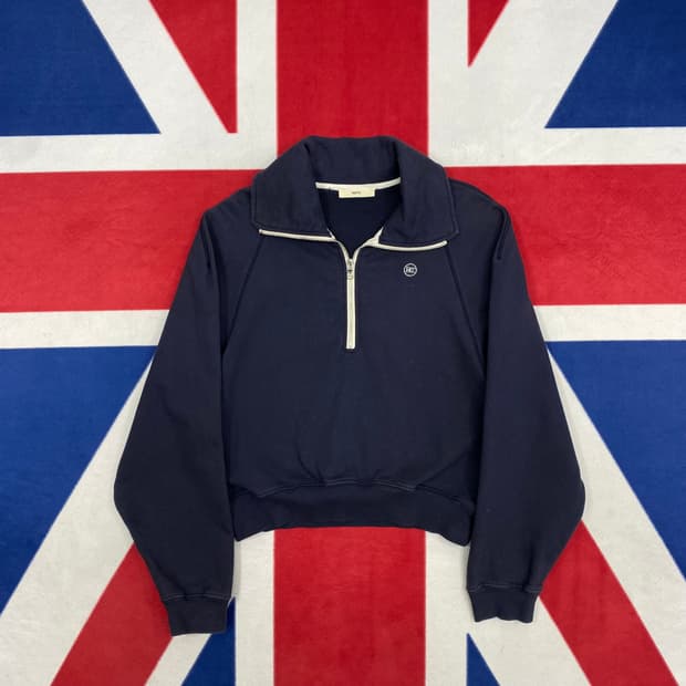 렉토 반집업 맨투맨 여성 FREE 