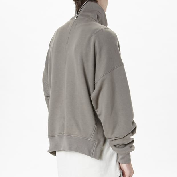 피어오브갓 4th 컬렉션 오버사이즈 모크넥 집업 스웨트 100