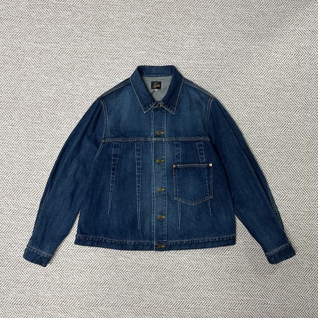 NEEDLES darts jean denim jacket 12oz xl