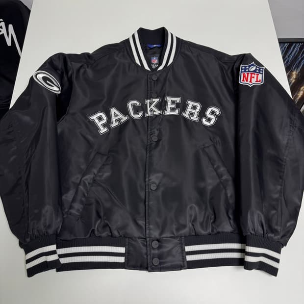 엔에프엘 NFL 플래그 패커스 바시티 자켓 M