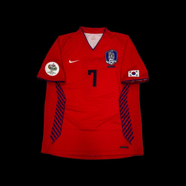 나이키 06 08 대한민국 국가대표 한국 국대 홈 박지성 유니폼 