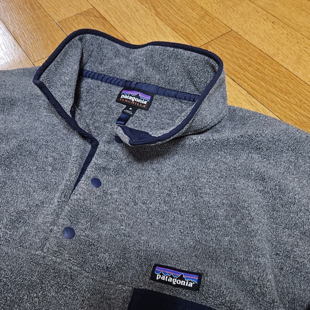 파타고니아 신칠라 니켈 네이비 xl 플리스 후리스 아노락 맨투맨 