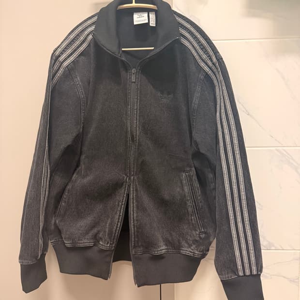 아디다스 데님 트랙탑