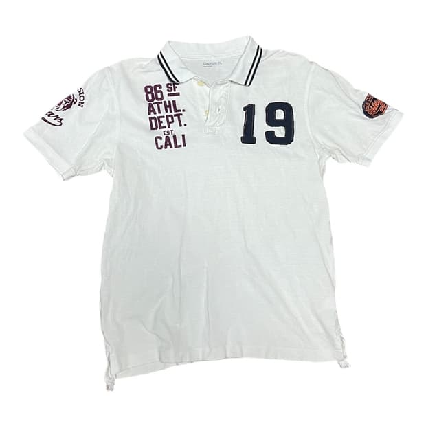 GAP 빈티지 자수 폴로 티셔츠