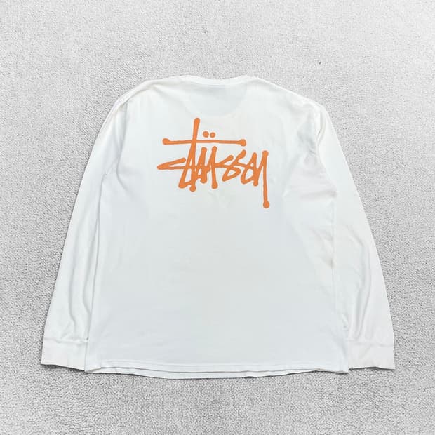 스투시 Stussy 베이직 로고 롱슬리브