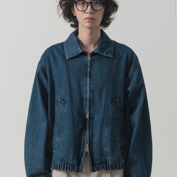 디미트리(DIMITRI) 공용 디트로이트 투웨이 집업 데님 자켓 