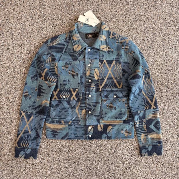 44-55더블알엘 rrl 나바호 여성자켓 navajo