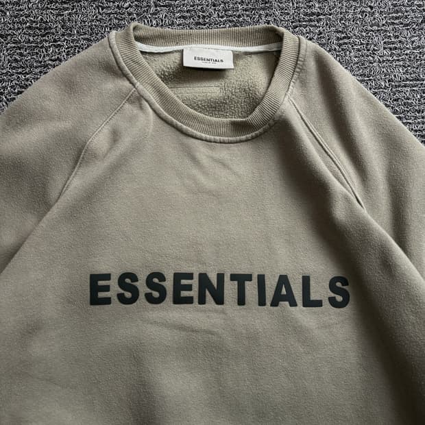 피어오브갓 에센셜 박시핏 크루넥 스웻 셔츠 2907