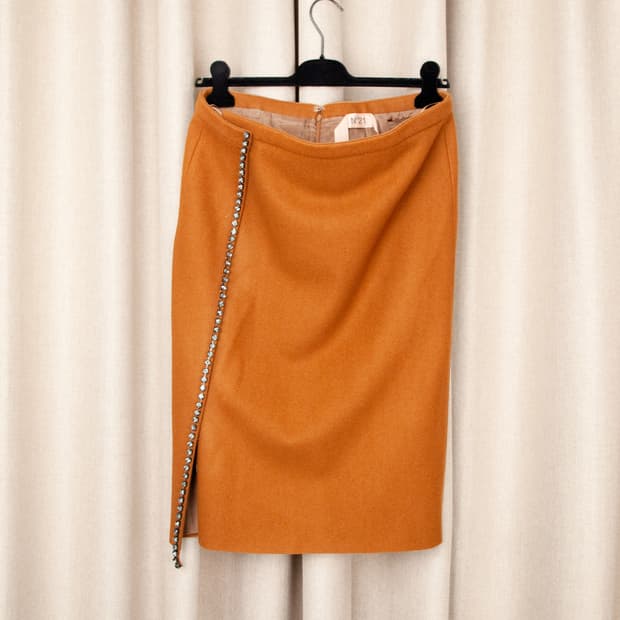 2016 FW Crystal Wool Skirt