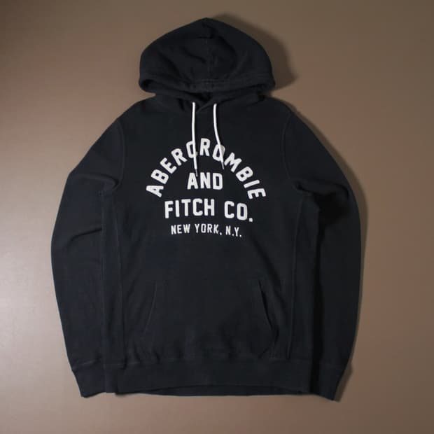 Abercrombie 아베크롬비 기모 블랙 후드티