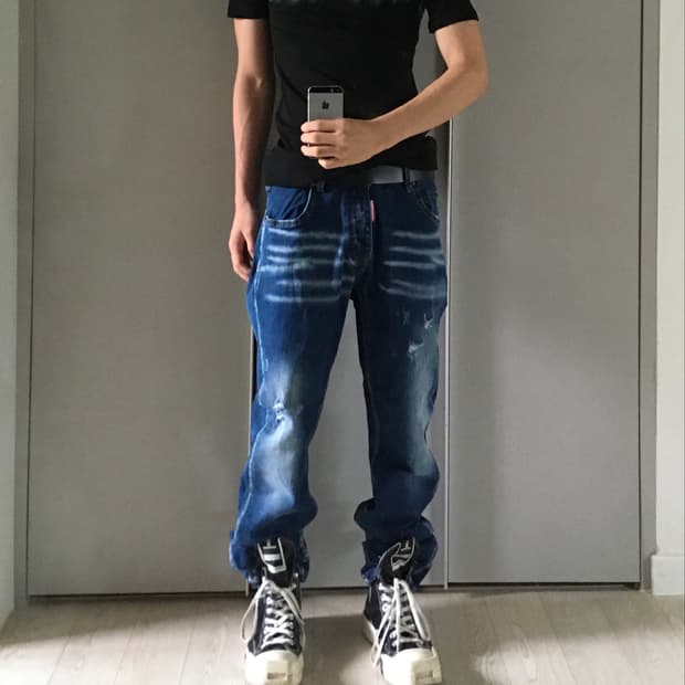 디스퀘어드2 워싱 데님