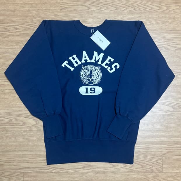 [새상품] 시오타 CIOTA 스웻셔츠 맨투맨 네이비 3 사이즈