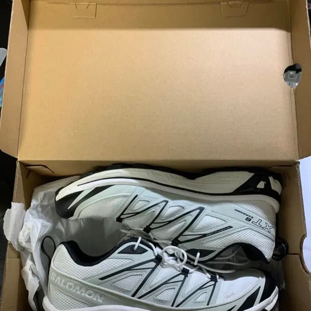 (290) 살로몬 xt6 익스팬스 화이트 메탈 블랙