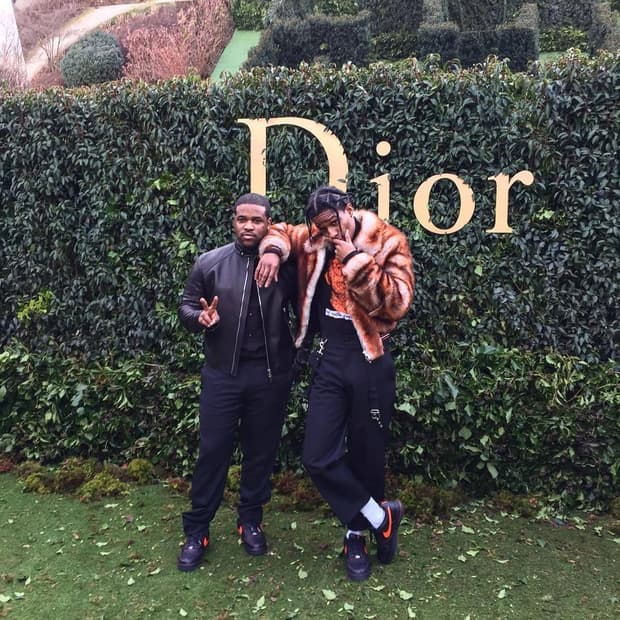 디올옴므 서스펜더 팬츠