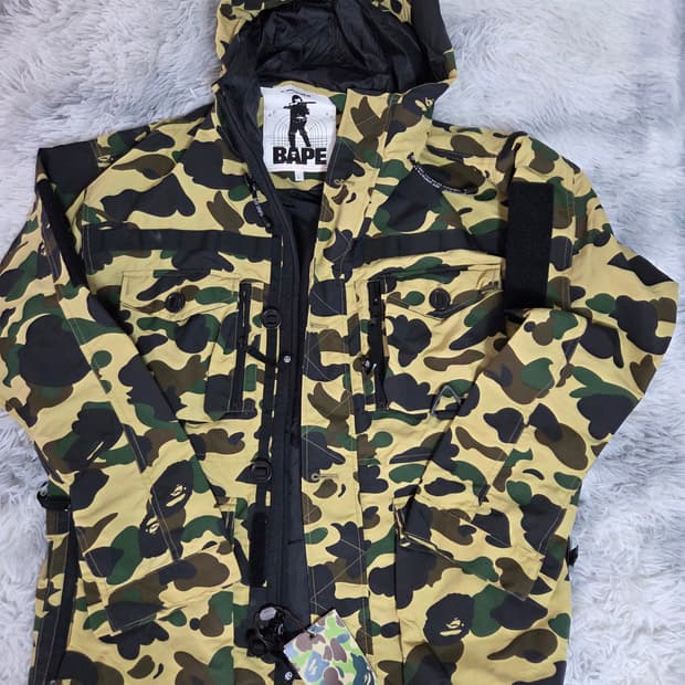 BAPE 카모 자켓 L 새상품