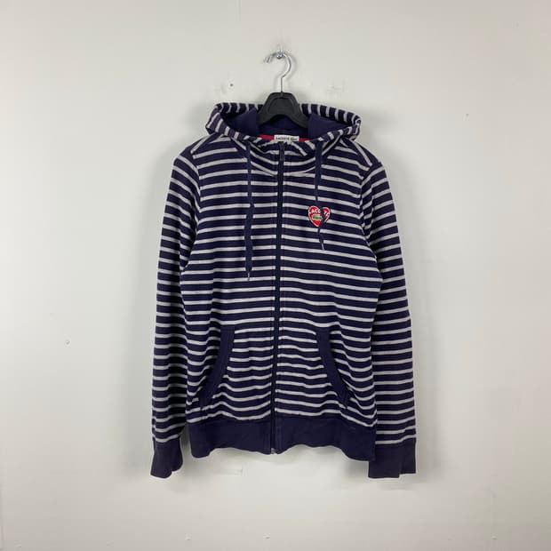 라코스테 스트라이프 하트로고 후드집업 40 <562>