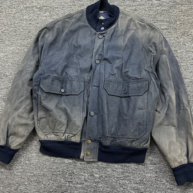 빈티지 썬블리치 가죽 자켓 XL 