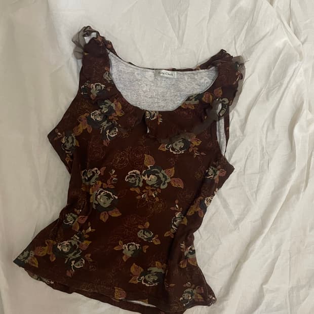 보헤미안 플라워 슬리브리스 