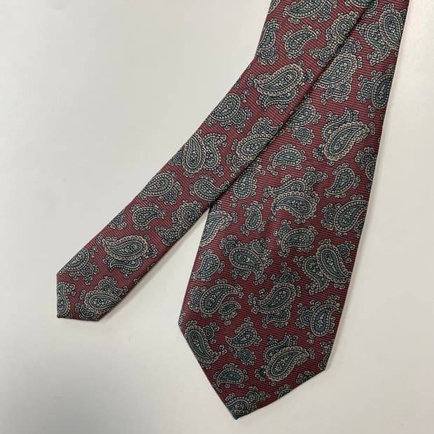 버버리 페이즐리 명품 정품 넥타이 (Burberry) 8.3cm