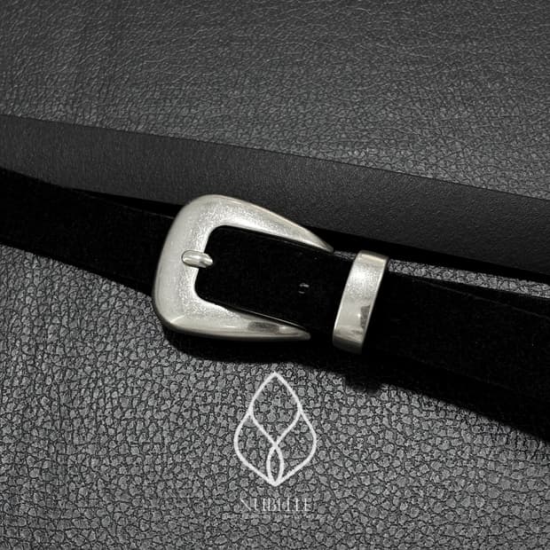 🌗 Itary western belt / 이태리 소가죽 웨스턴 벨트
