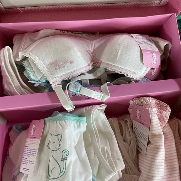 피에드클레르 브라/팬티 세트 새상품