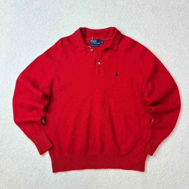폴로 랄프로렌 90's 울 카라 니트 PN5946   