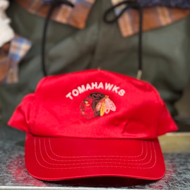 빈티지 사틴 트러커 캡