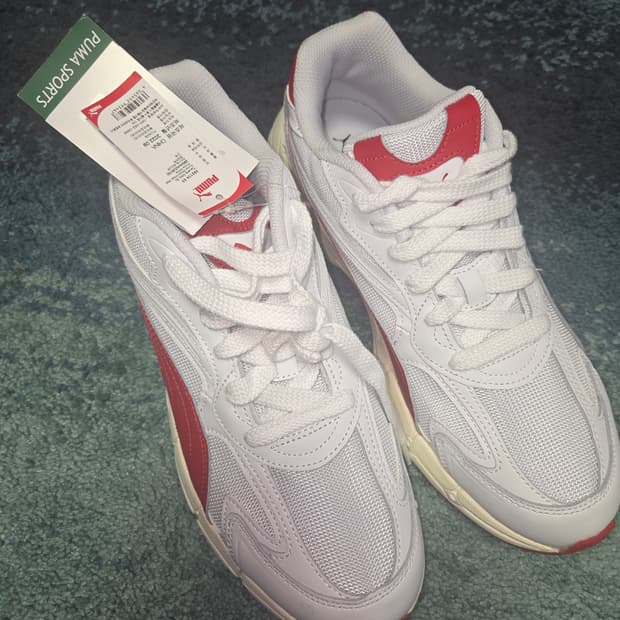 푸마 테버리스 나이트로 화이트 어반 레드