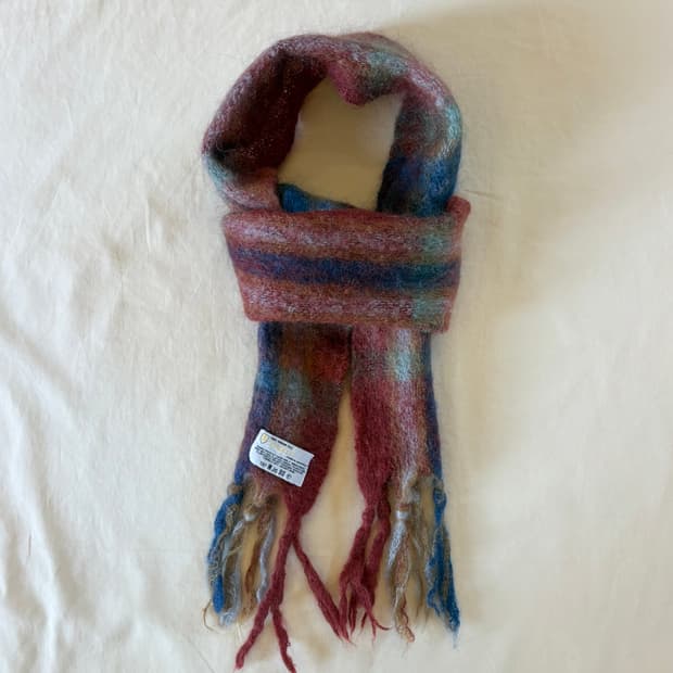 80s AUSTRALIA St. Albans 모헤어 머플러