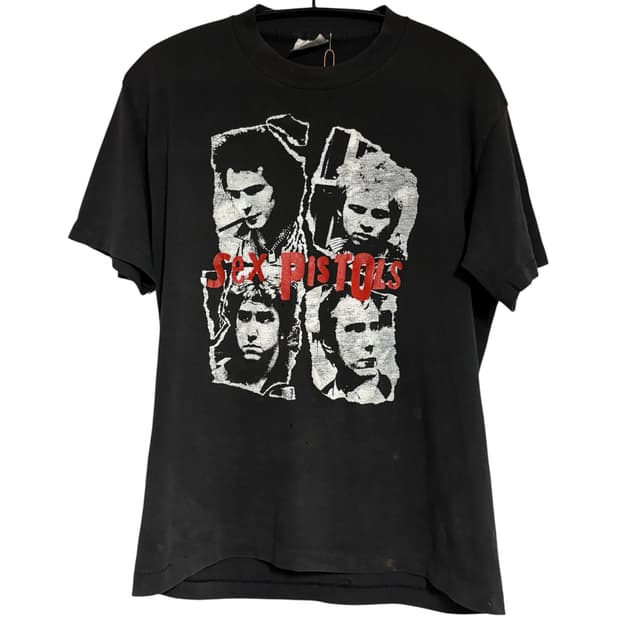 80s 섹스피스톨즈 빈티지 밴드티