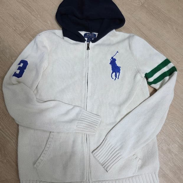 폴로랄프로렌 빅포니 니트 후드집업