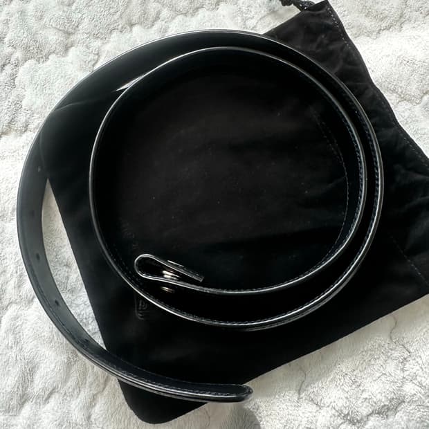 크롬하츠 / 1인치 레더 벨트 스트랩 / 34인치