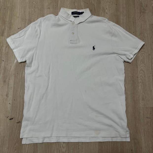 폴로 랄프로렌 스몰포니 커스텀 슬림핏 PK 반팔 카라티 L/100